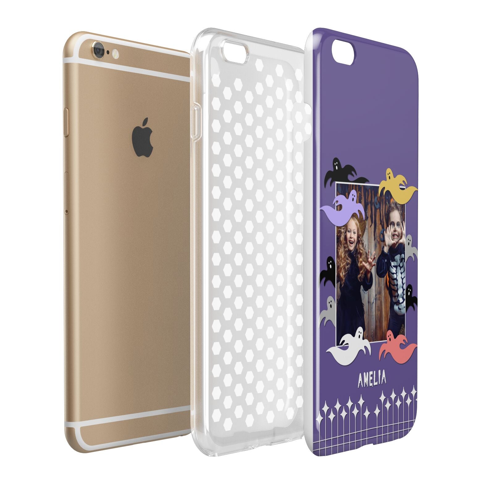 Personalised Halloween Photo Upload Apple iPhone 6 Plus 3D Tough Case Expand Detail Image
