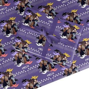 Personalised Halloween Photo Upload Wrapping Paper