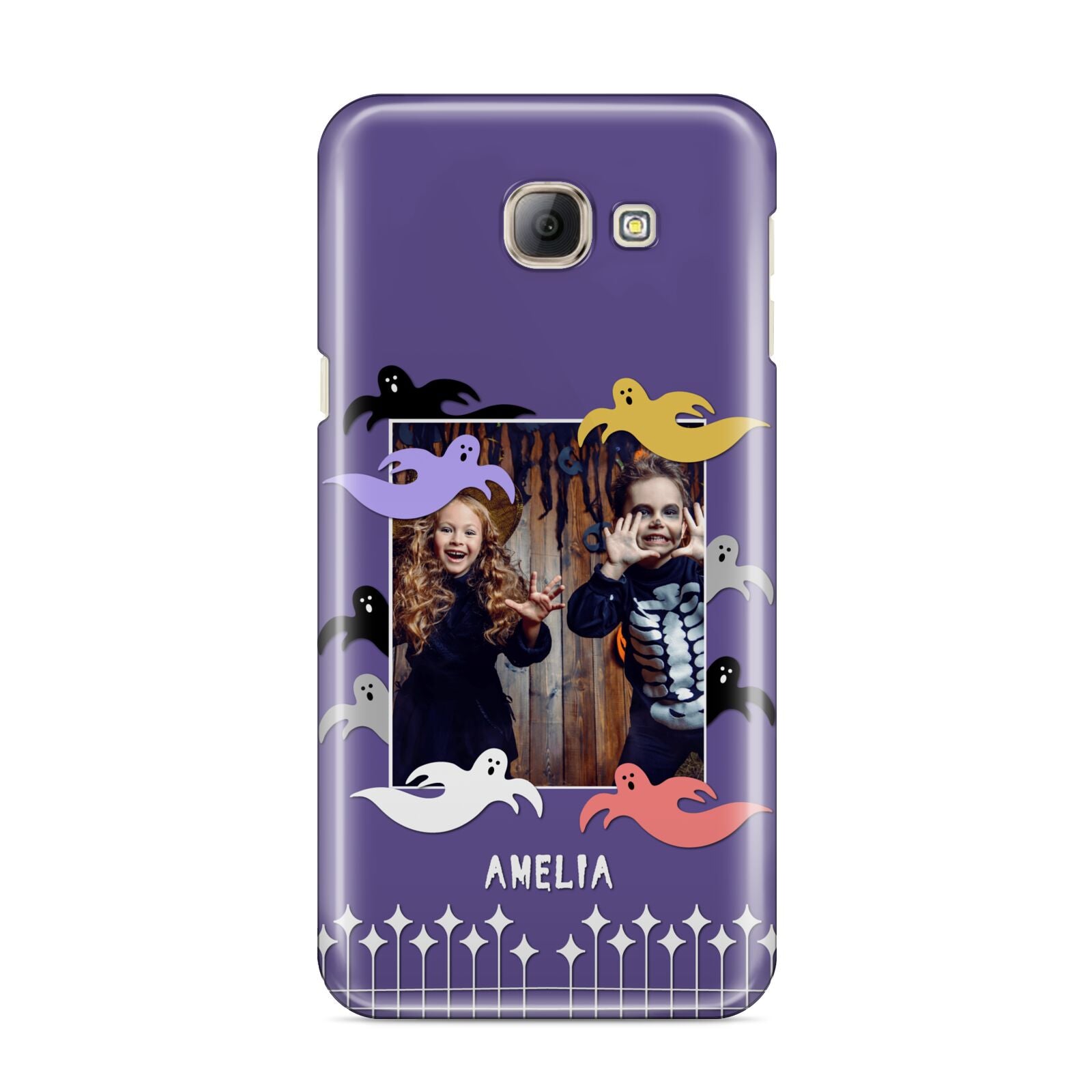 Personalised Halloween Photo Upload Samsung Galaxy A8 2016 Case