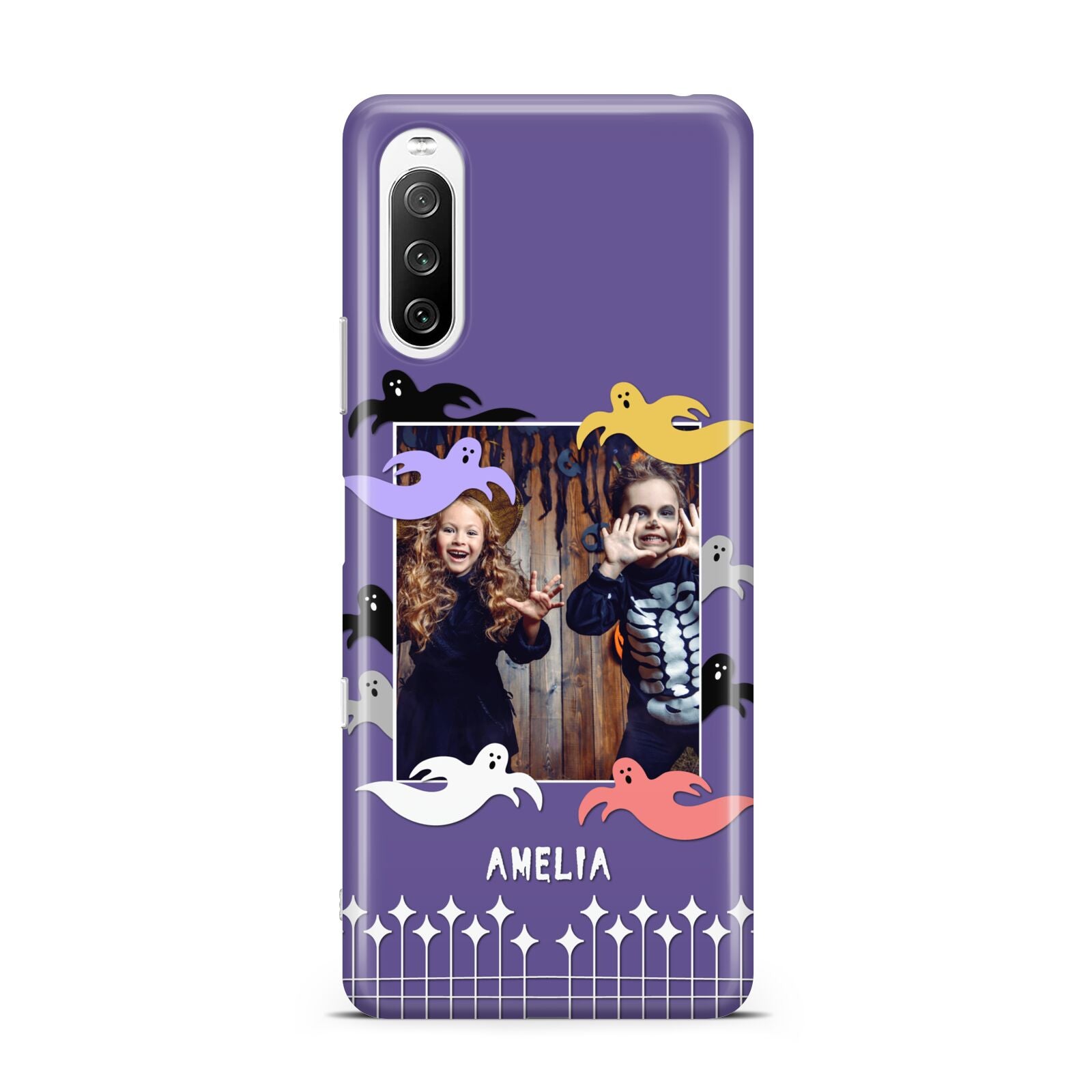 Personalised Halloween Photo Upload Sony Xperia 10 III Case