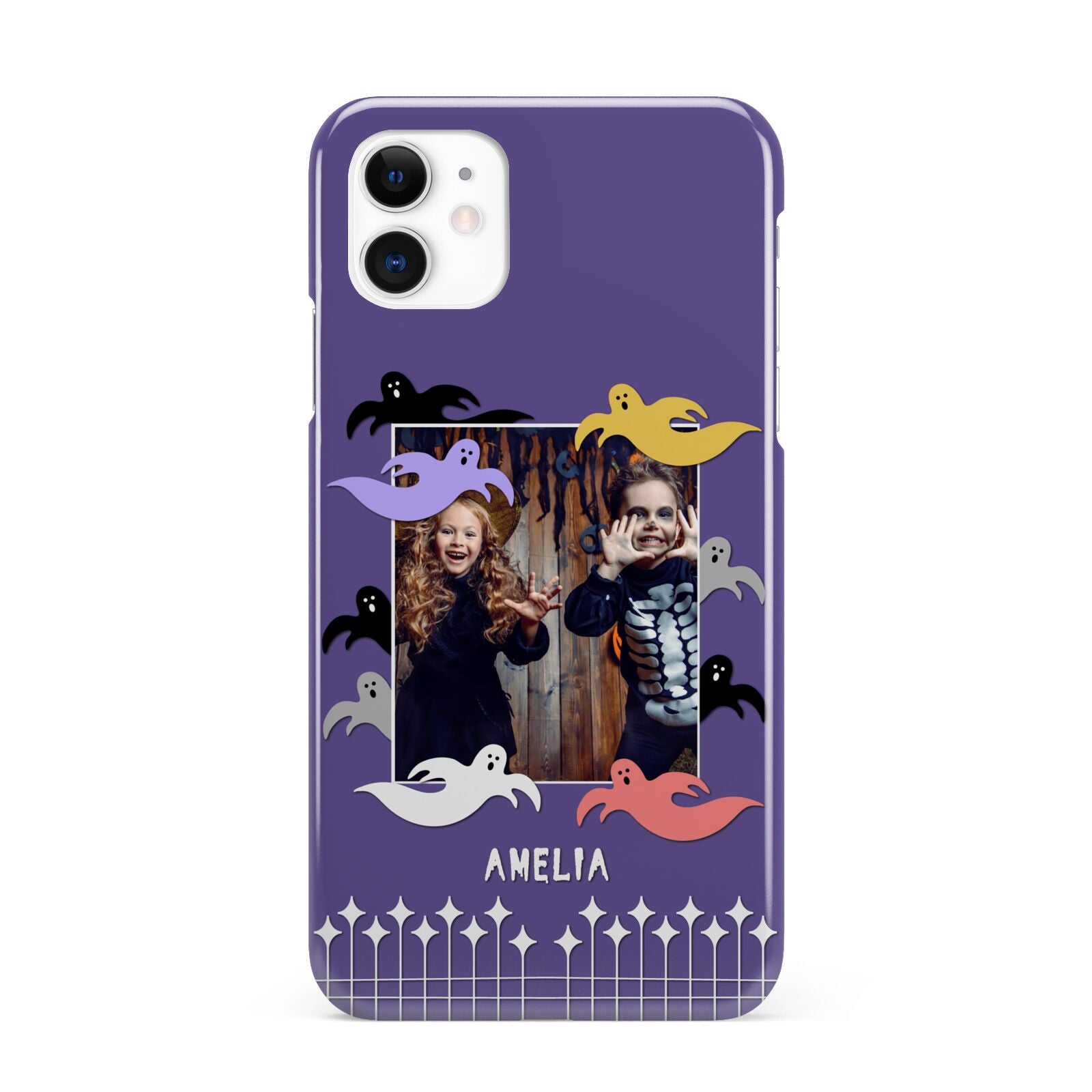 Personalised Halloween Photo Upload iPhone 11 3D Snap Case