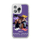Personalised Halloween Photo Upload iPhone 14 Pro Max Glitter Tough Case Silver
