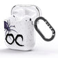Personalised Halloween Spider AirPods Glitter Case Side Image