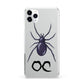 Personalised Halloween Spider Apple iPhone 11 Pro Max in Silver with 2D Snap Case