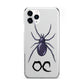 Personalised Halloween Spider Apple iPhone 11 Pro in Silver with 2D Snap Case