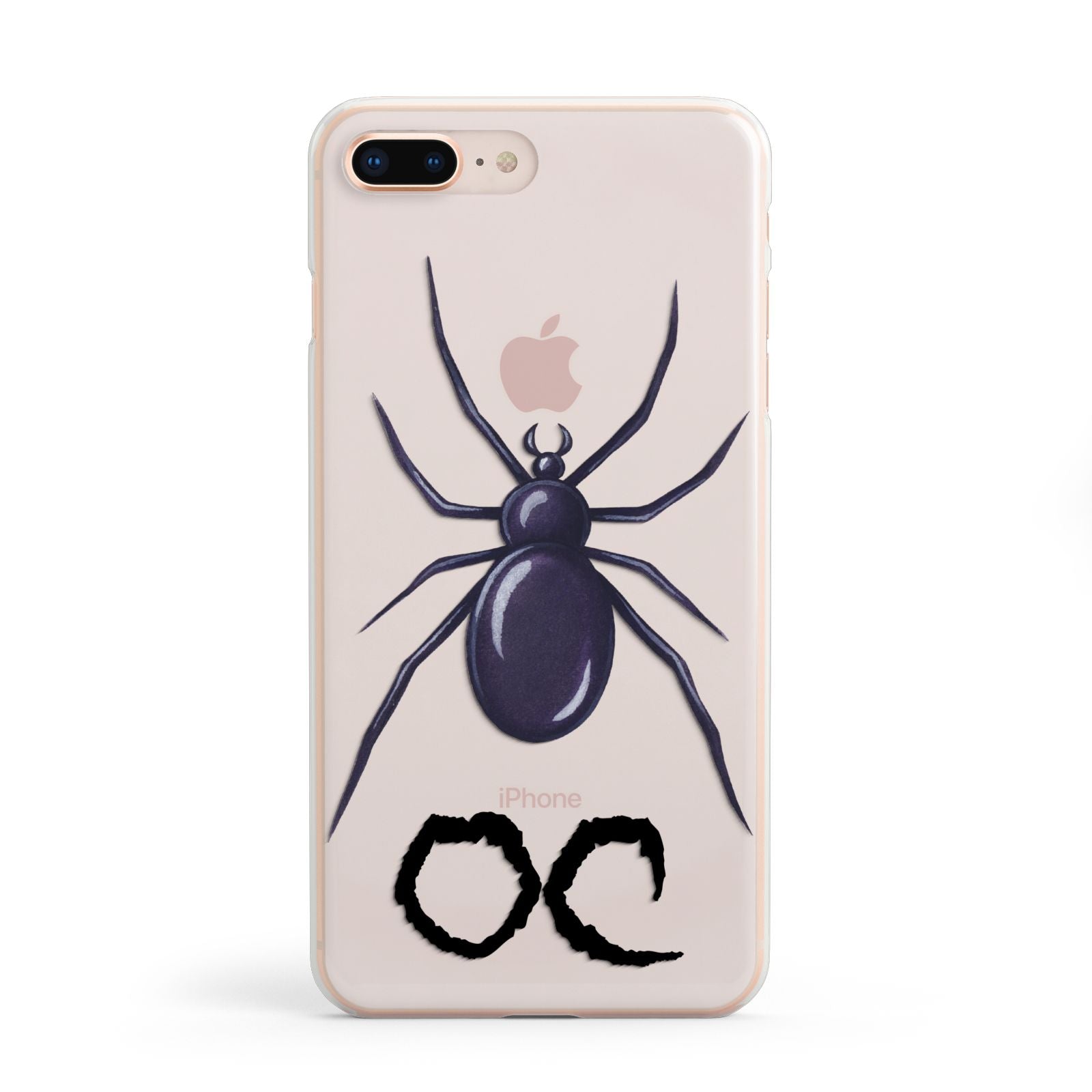 Personalised Halloween Spider Apple iPhone 8 Plus Case