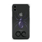 Personalised Halloween Spider Apple iPhone X Case