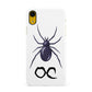 Personalised Halloween Spider Apple iPhone XR Yellow 3D Snap Case