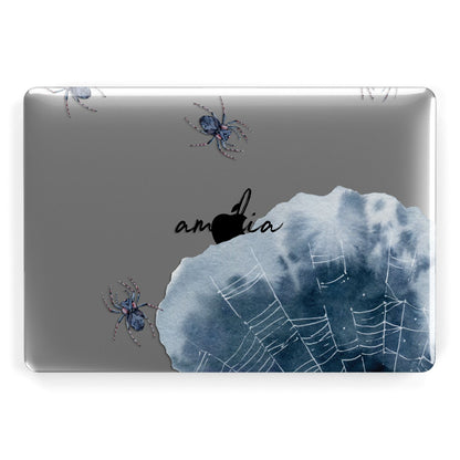 Personalised Halloween Spider Web Apple MacBook Case