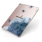 Personalised Halloween Spider Web Apple iPad Case on Rose Gold iPad Side View