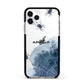 Personalised Halloween Spider Web Apple iPhone 11 Pro in Silver with Black Impact Case