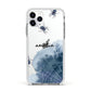 Personalised Halloween Spider Web Apple iPhone 11 Pro in Silver with White Impact Case