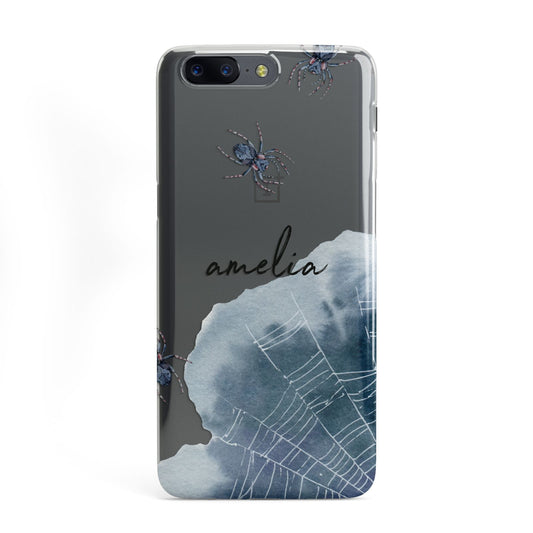 Personalised Halloween Spider Web OnePlus Case