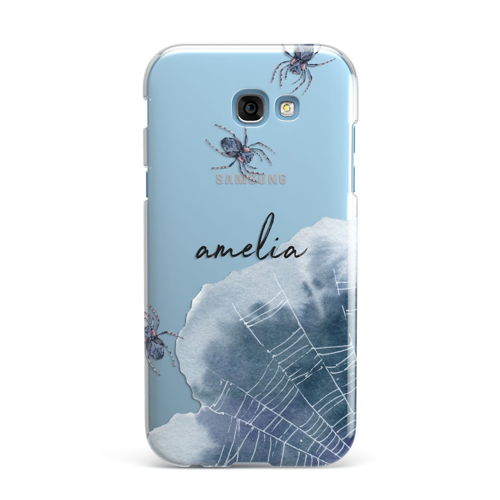 Personalised Halloween Spider Web Samsung Galaxy A7 2017 Case