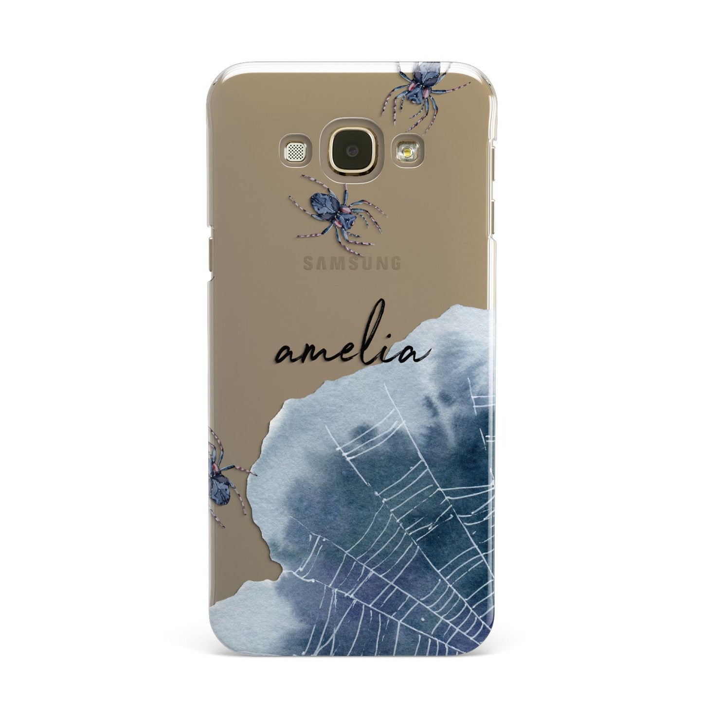 Personalised Halloween Spider Web Samsung Galaxy A8 Case