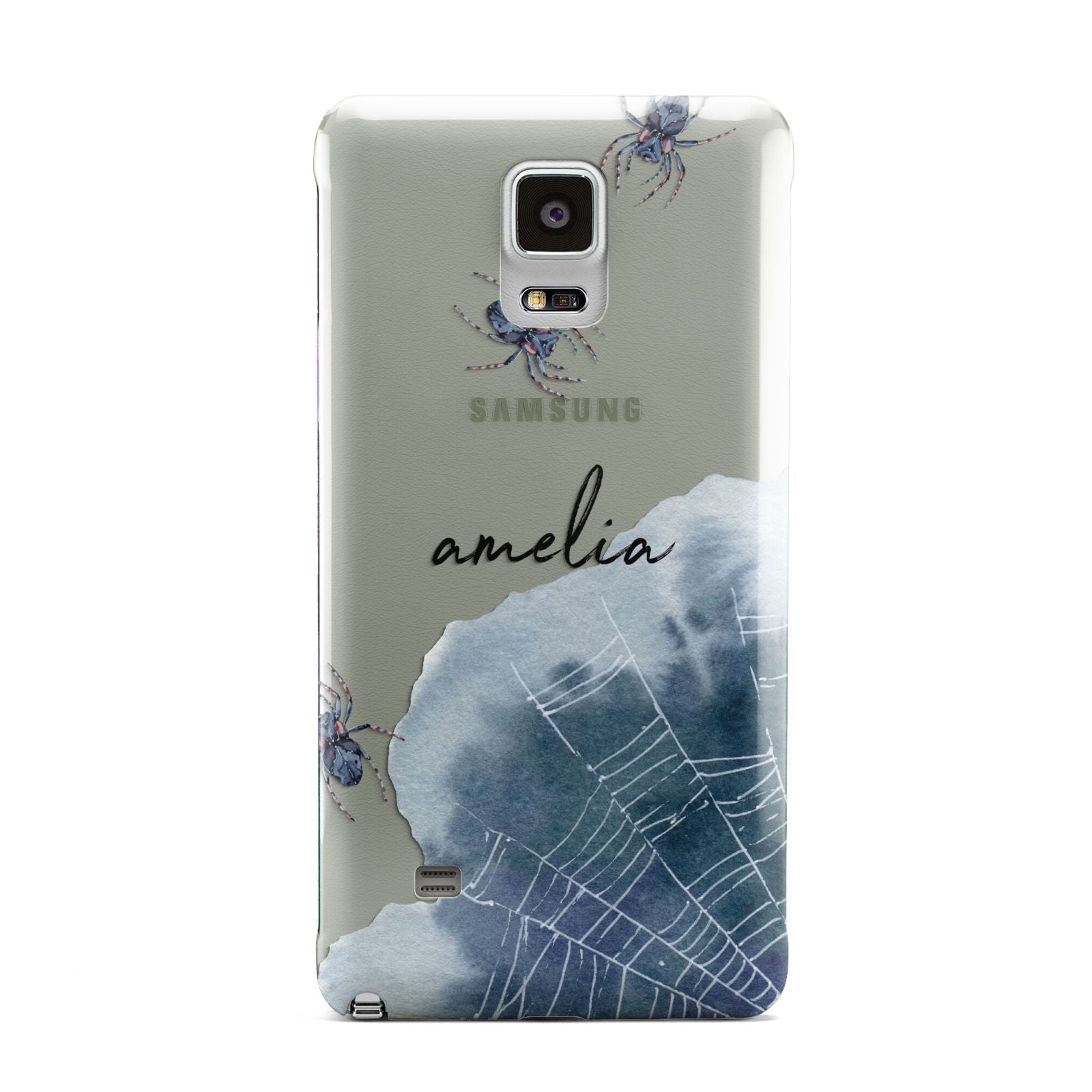 Personalised Halloween Spider Web Samsung Galaxy Note 4 Case