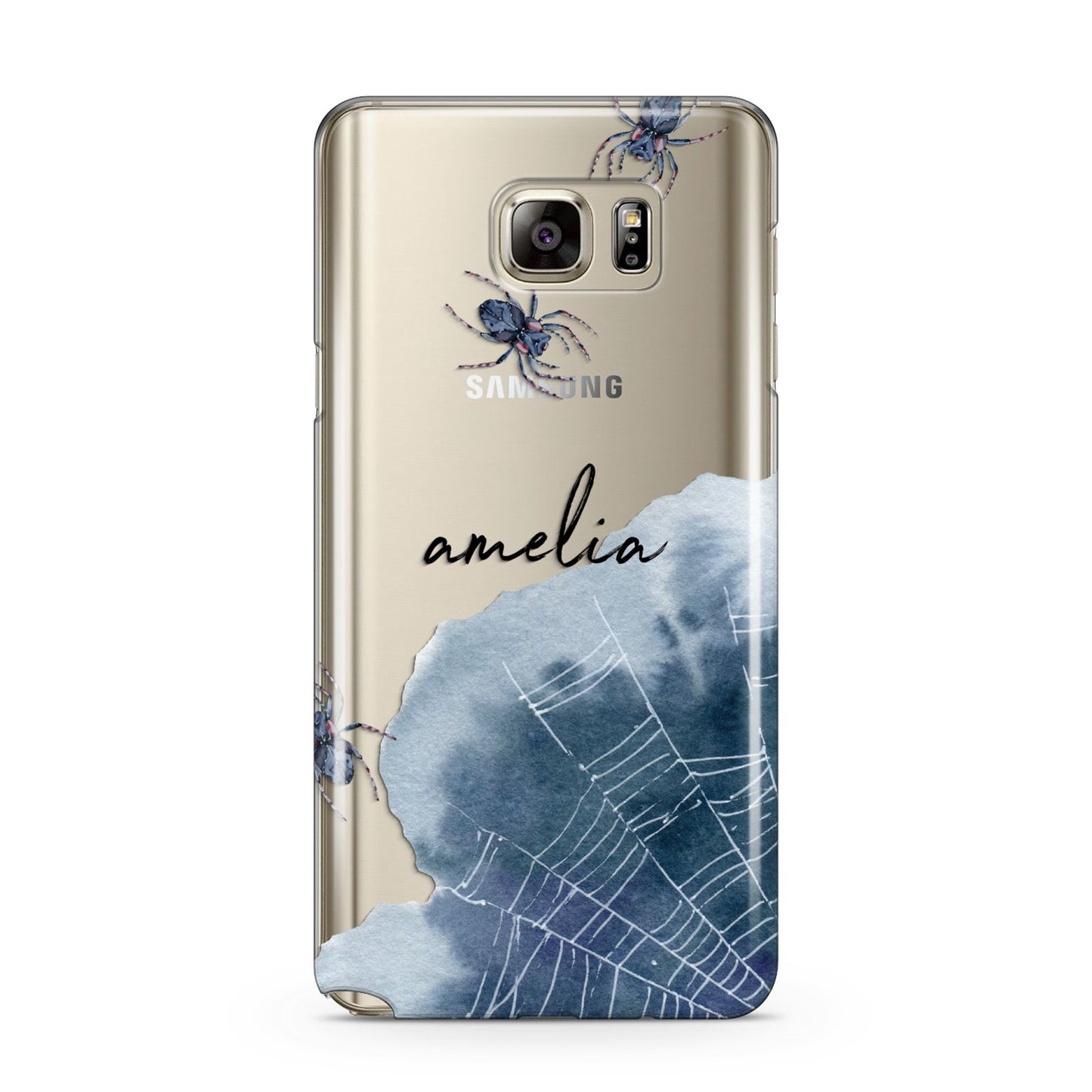 Personalised Halloween Spider Web Samsung Galaxy Note 5 Case
