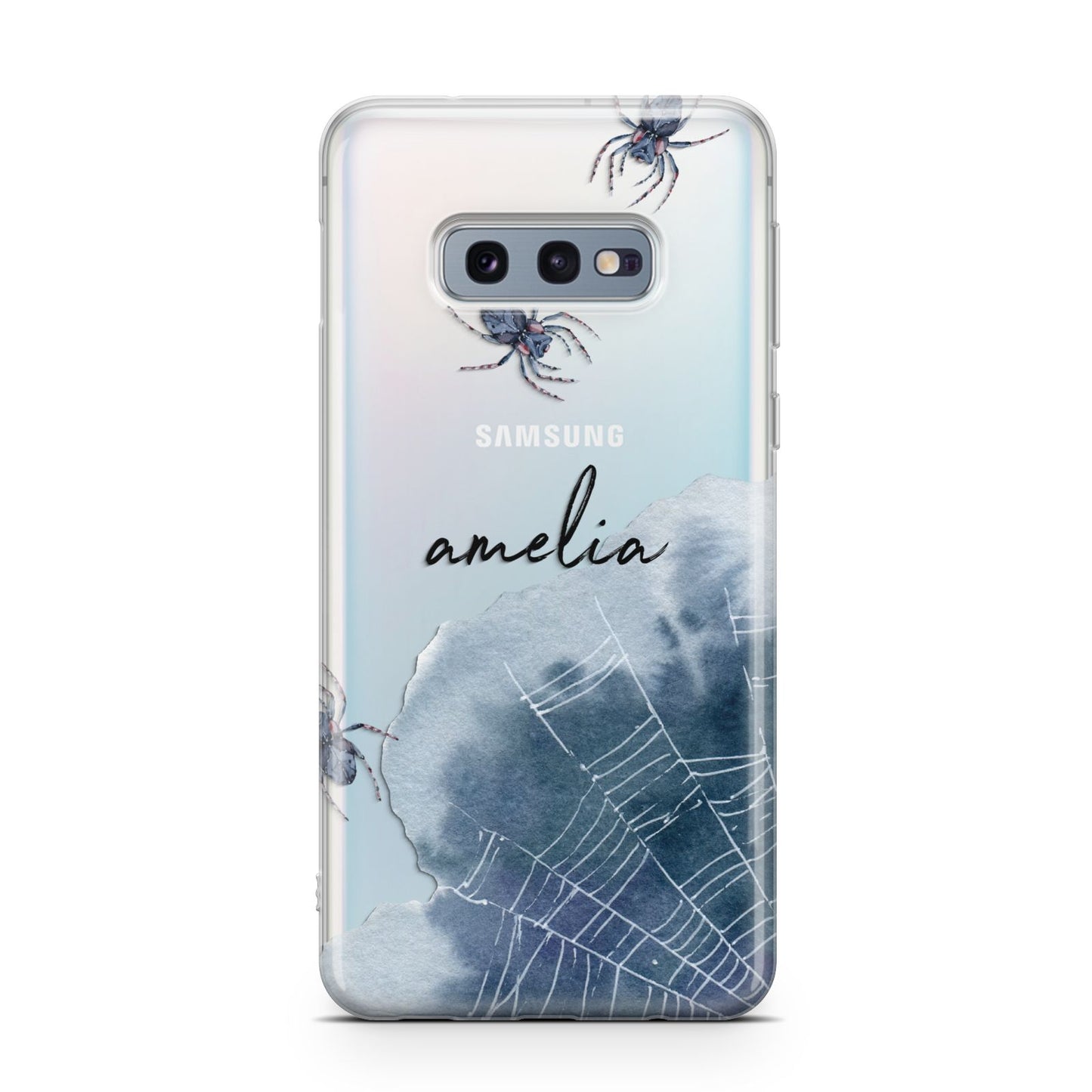 Personalised Halloween Spider Web Samsung Galaxy S10E Case