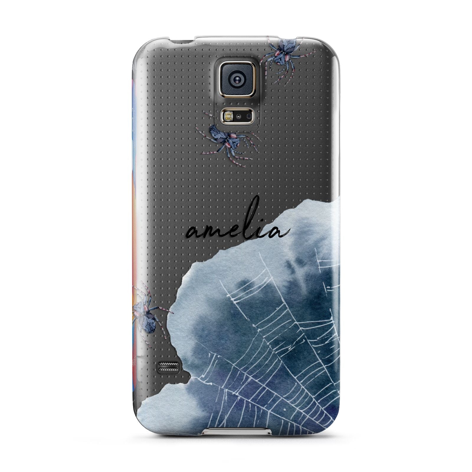 Personalised Halloween Spider Web Samsung Galaxy S5 Case