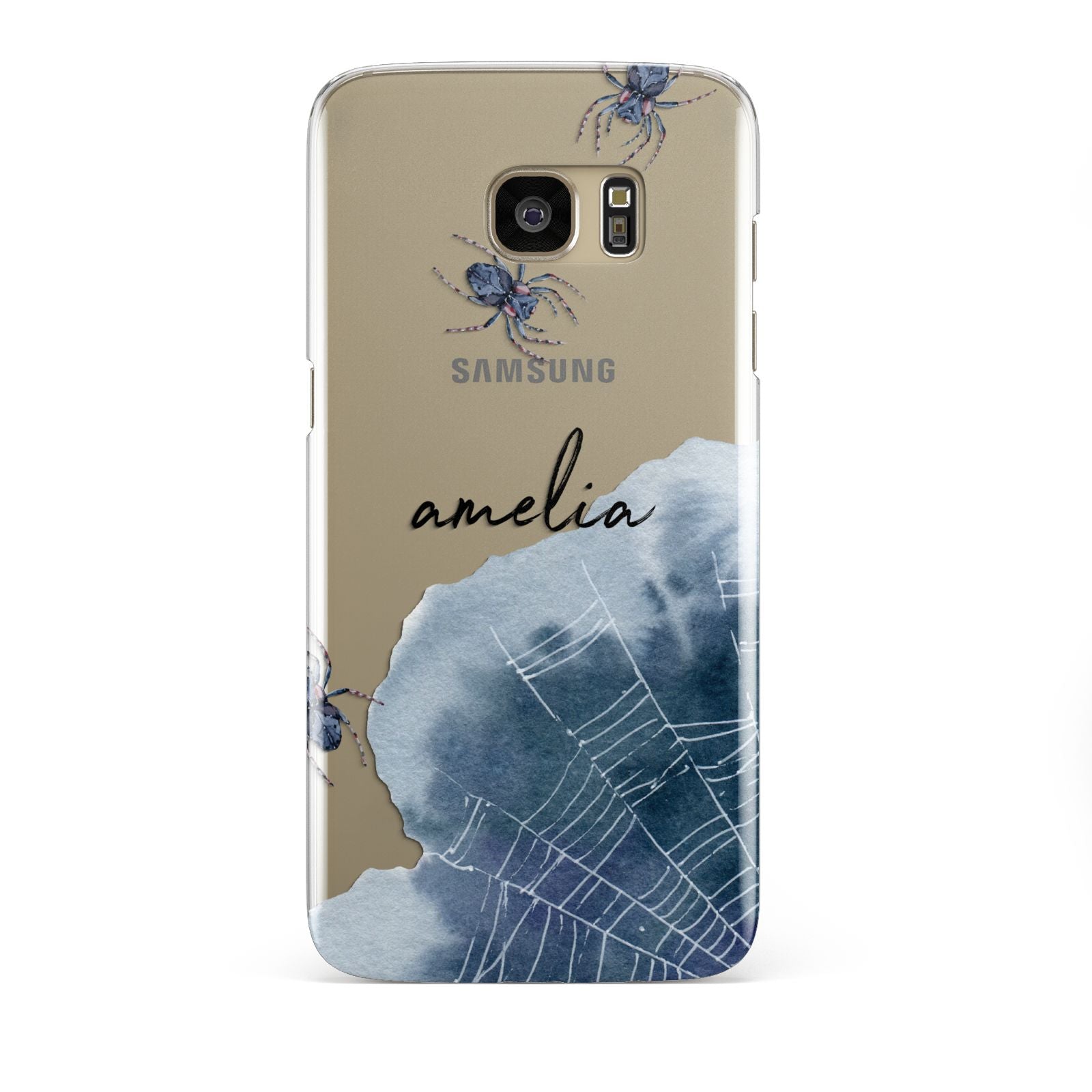 Personalised Halloween Spider Web Samsung Galaxy S7 Edge Case