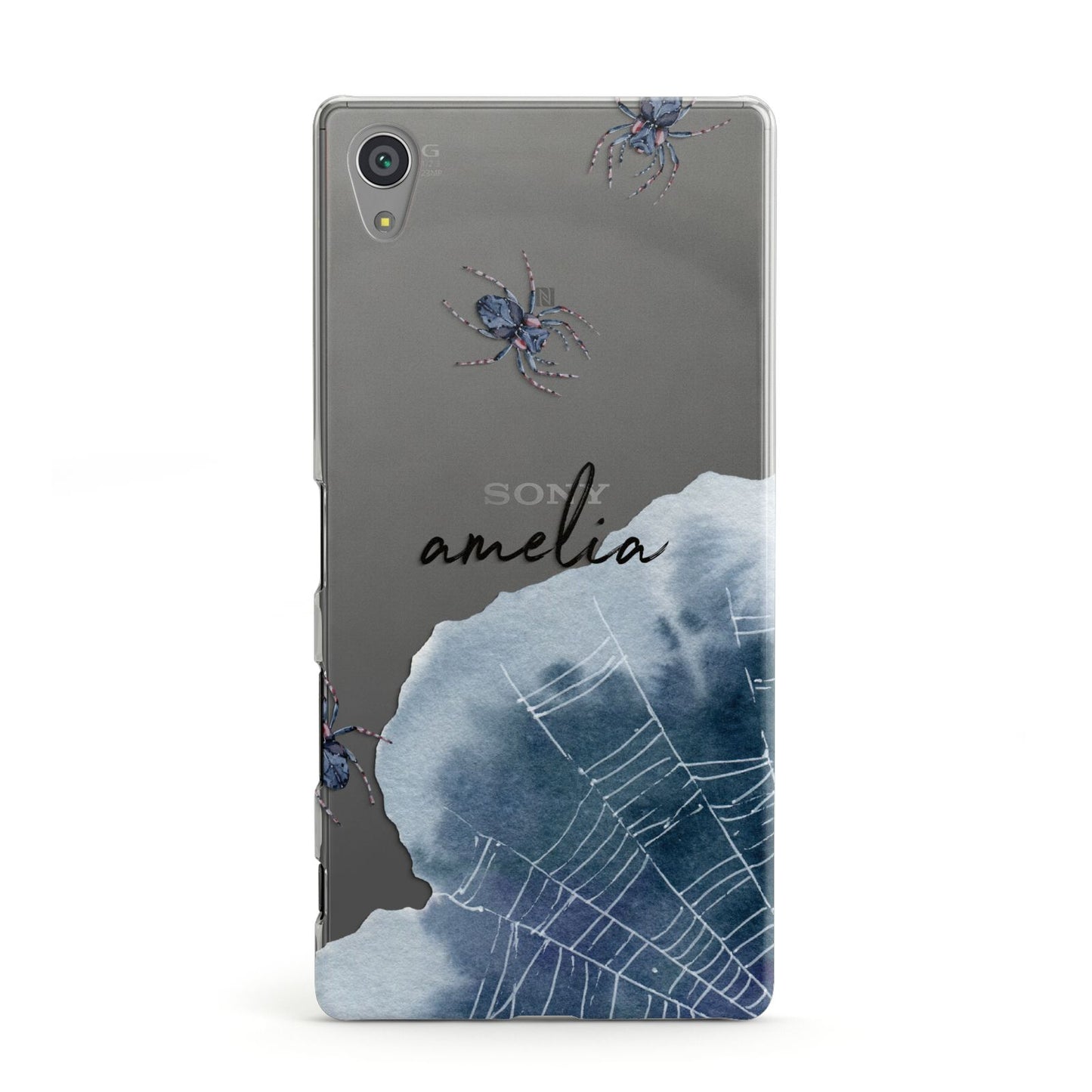 Personalised Halloween Spider Web Sony Xperia Case