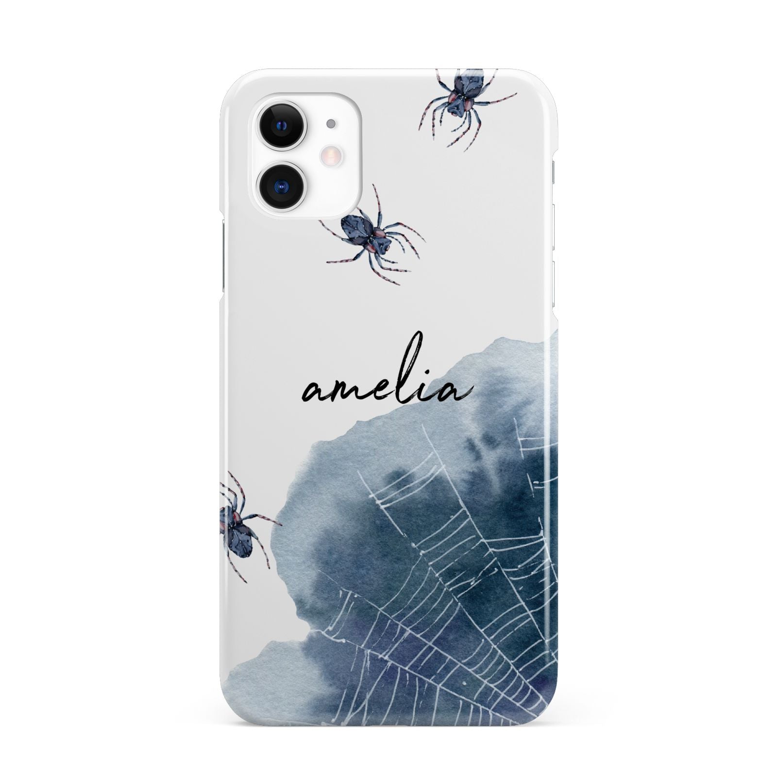 Personalised Halloween Spider Web iPhone 11 3D Snap Case