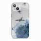 Personalised Halloween Spider Web iPhone 13 TPU Impact Case with White Edges