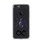 Personalised Halloween Spider iPhone 7 Bumper Case on Black iPhone