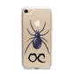 Personalised Halloween Spider iPhone 7 Bumper Case on Gold iPhone