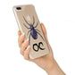 Personalised Halloween Spider iPhone 7 Plus Bumper Case on Gold iPhone Alternative Image