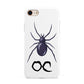 Personalised Halloween Spider iPhone 8 3D Tough Case on Gold Phone