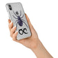 Personalised Halloween Spider iPhone X Bumper Case on Silver iPhone Alternative Image 2