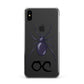 Personalised Halloween Spider iPhone XS Max 2D Snap Case on Black Phone