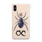 Personalised Halloween Spider iPhone Xs 2D Snap on Gold Phone