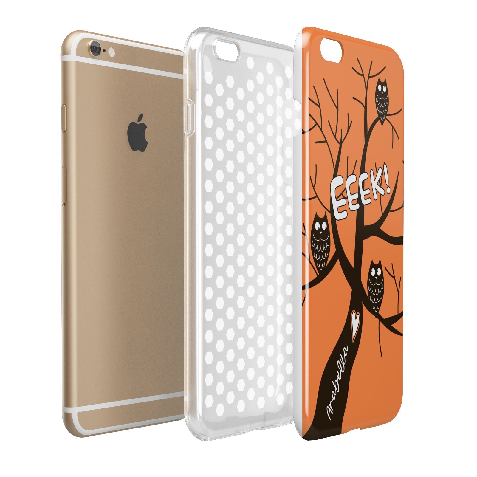 Personalised Halloween Tree Apple iPhone 6 Plus 3D Tough Case Expand Detail Image