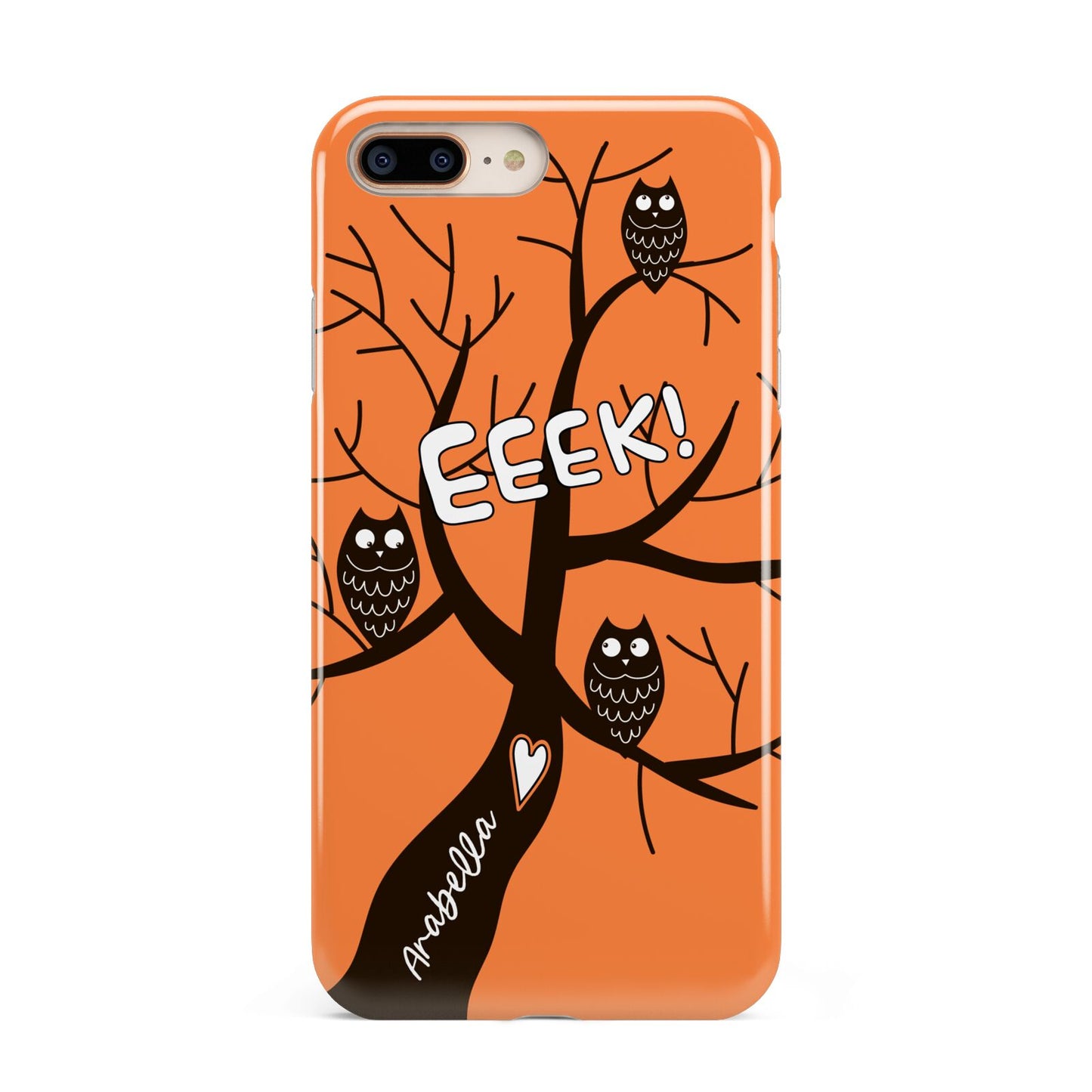 Personalised Halloween Tree Apple iPhone 7 8 Plus 3D Tough Case