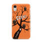 Personalised Halloween Tree Apple iPhone XR White 3D Tough Case