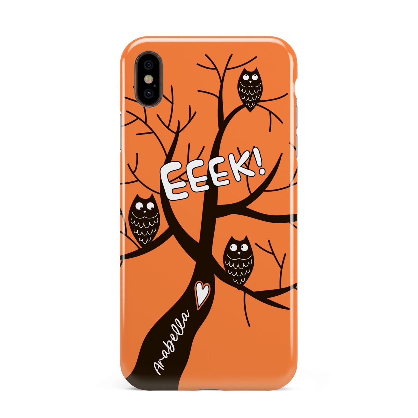 Personalised Halloween Tree Apple iPhone Xs Max 3D Tough Case