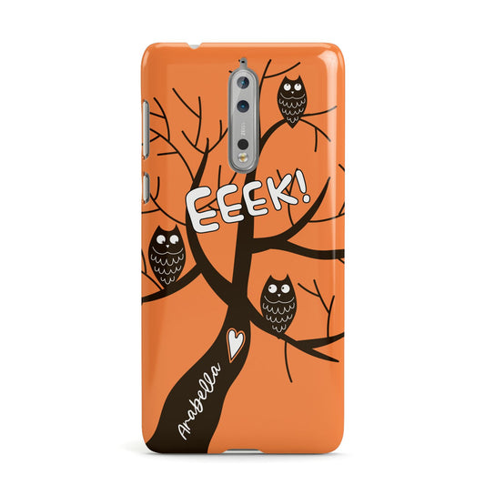 Personalised Halloween Tree Nokia Case
