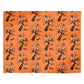 Personalised Halloween Tree Personalised Wrapping Paper Alternative