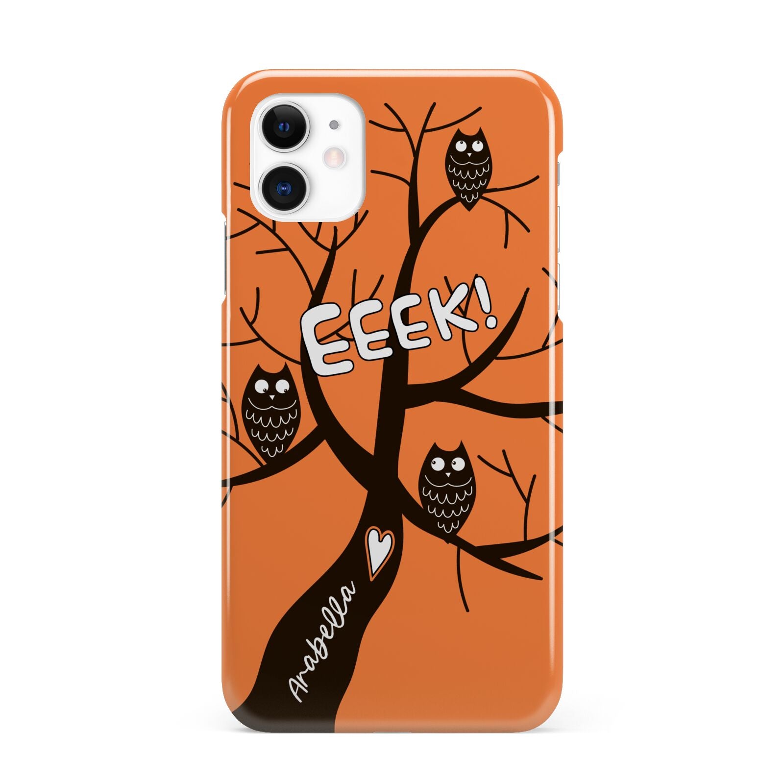 Personalised Halloween Tree iPhone 11 3D Snap Case