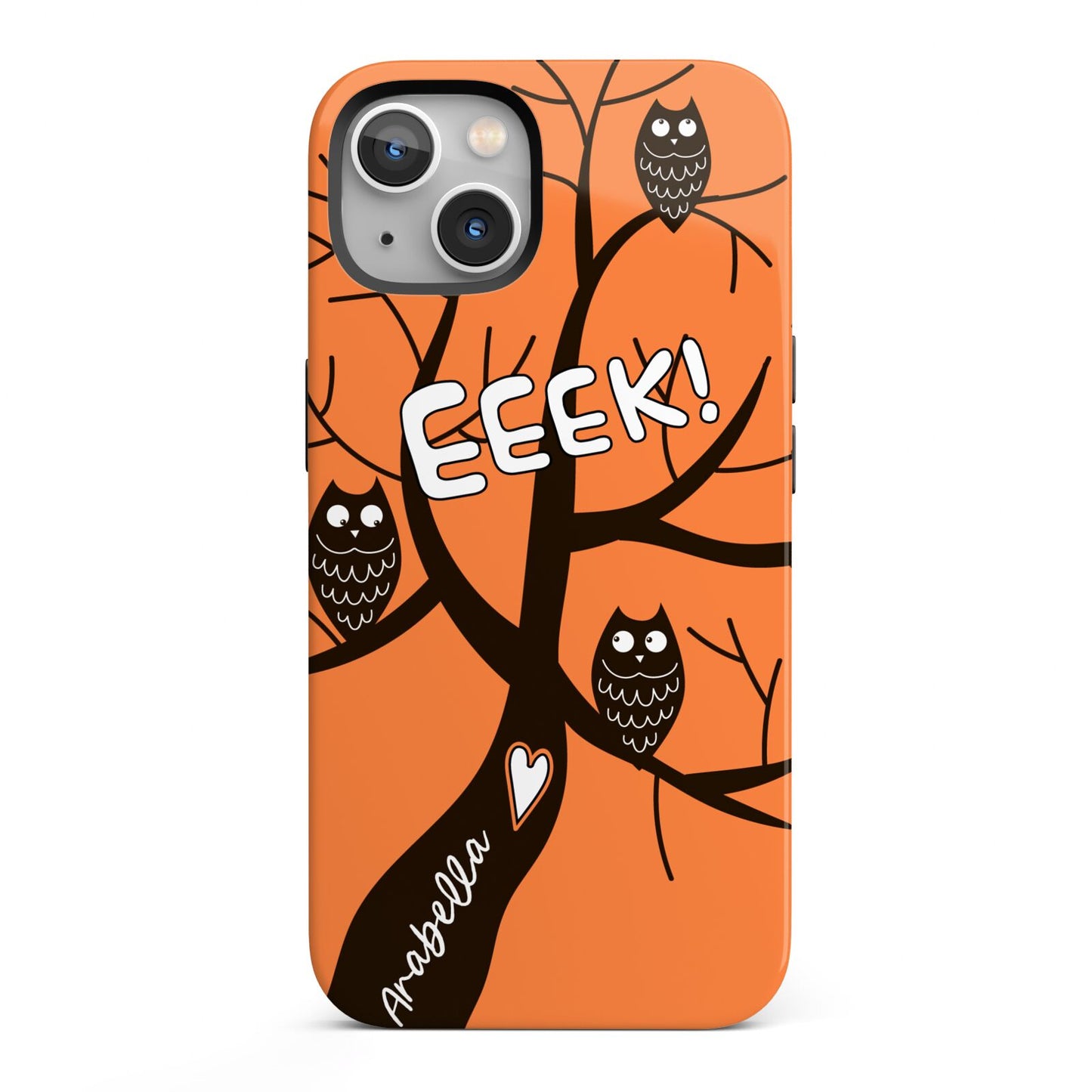 Personalised Halloween Tree iPhone 13 Full Wrap 3D Tough Case