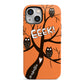 Personalised Halloween Tree iPhone 13 Mini Full Wrap 3D Tough Case