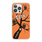 Personalised Halloween Tree iPhone 13 Pro Clear Bumper Case