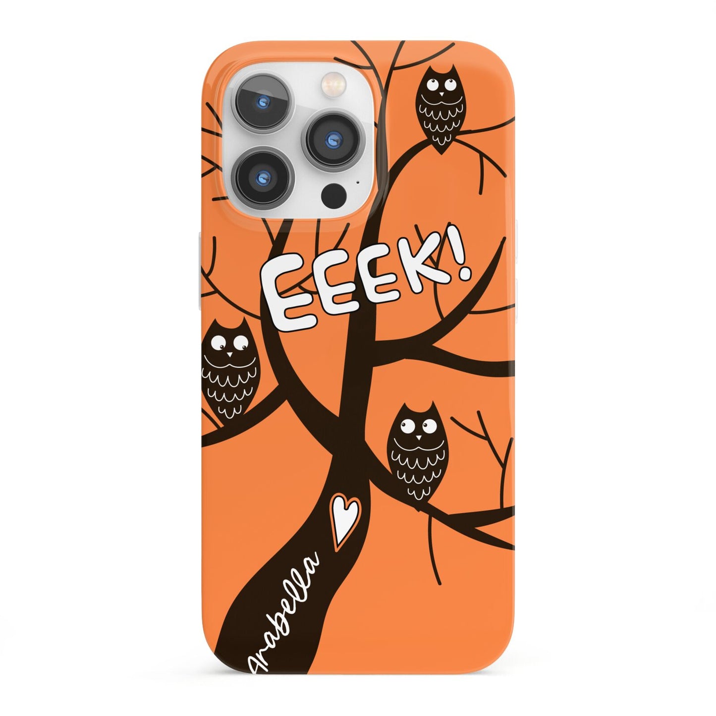 Personalised Halloween Tree iPhone 13 Pro Full Wrap 3D Snap Case