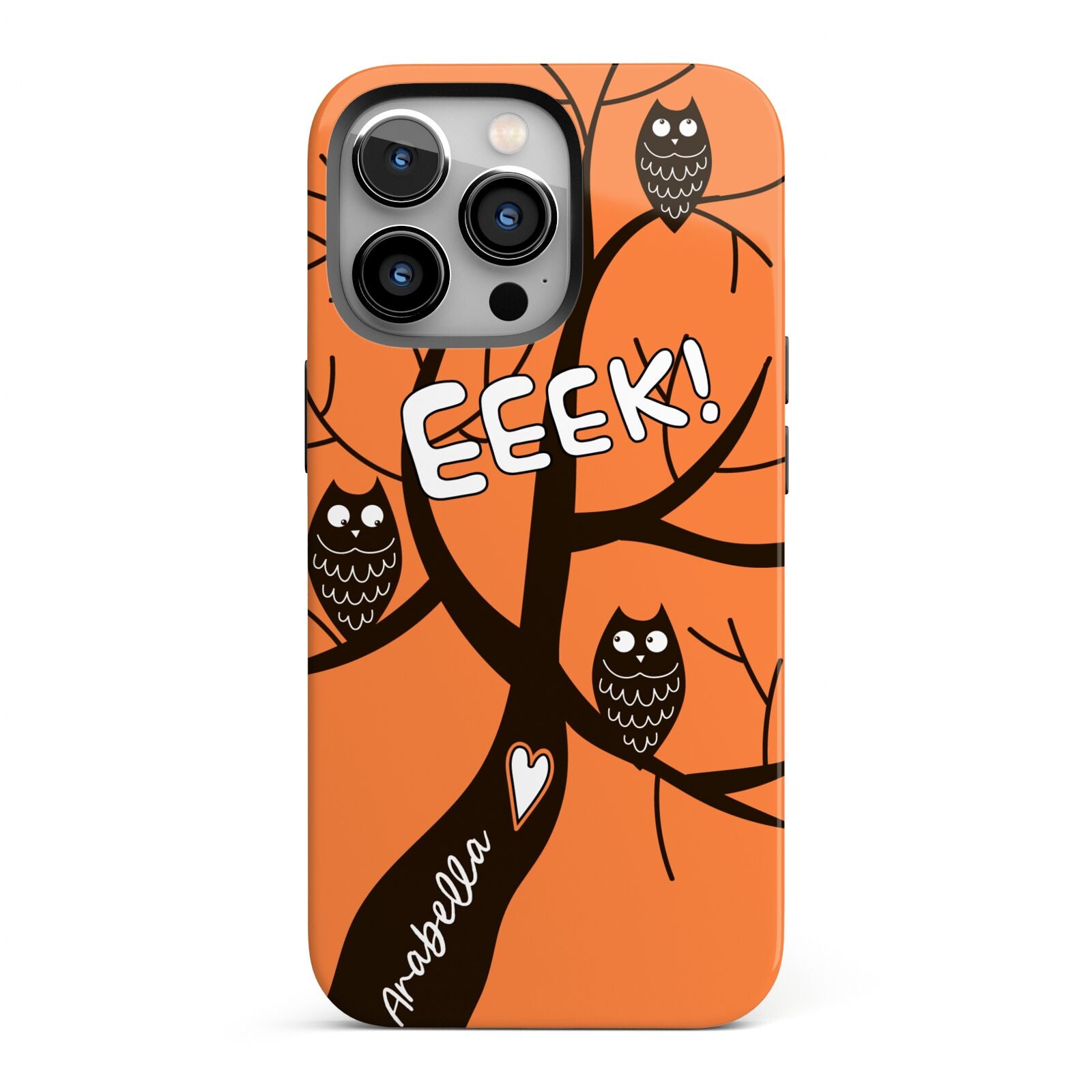 Personalised Halloween Tree iPhone 13 Pro Full Wrap 3D Tough Case