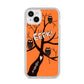 Personalised Halloween Tree iPhone 14 Plus Clear Tough Case Starlight