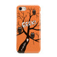 Personalised Halloween Tree iPhone 8 3D Tough Case on Gold Phone