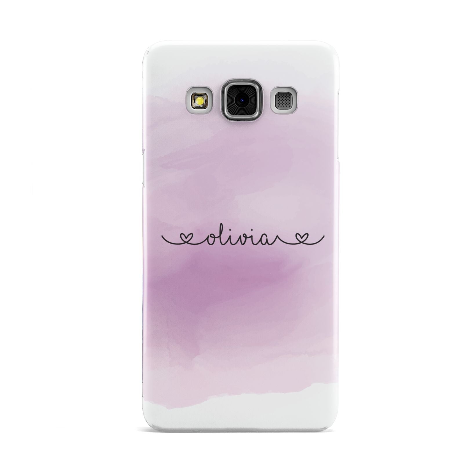 Personalised Handwritten Name Hearts Samsung Galaxy A3 Case