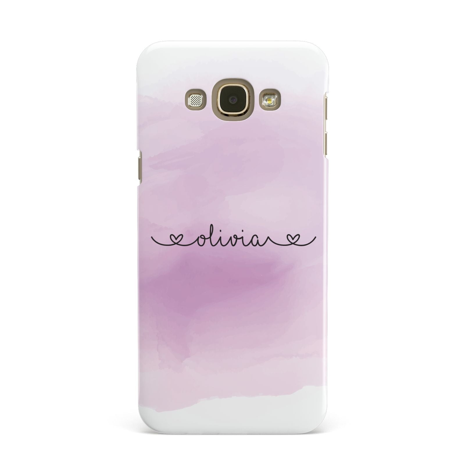 Personalised Handwritten Name Hearts Samsung Galaxy A8 Case